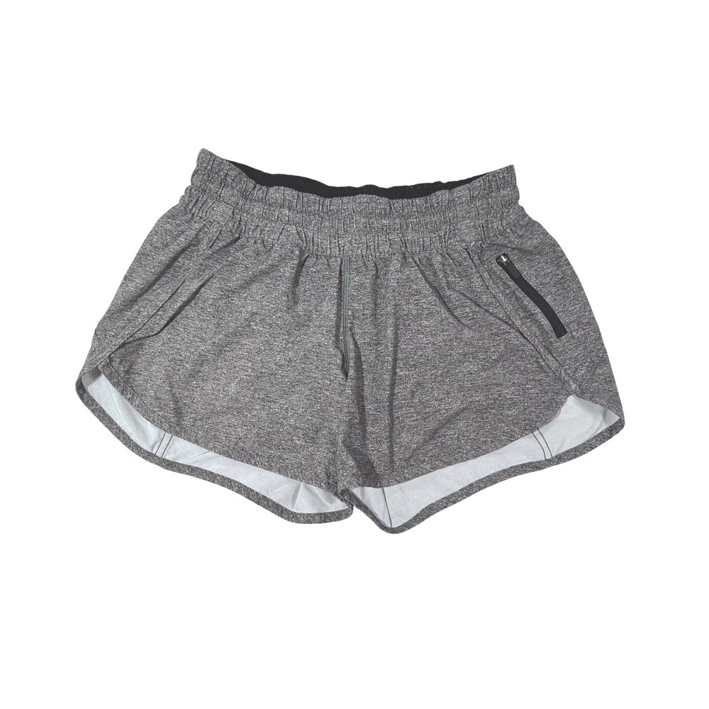 Lululemon Tracker Short V *4" Heather Lux Multi‎ Black size 8